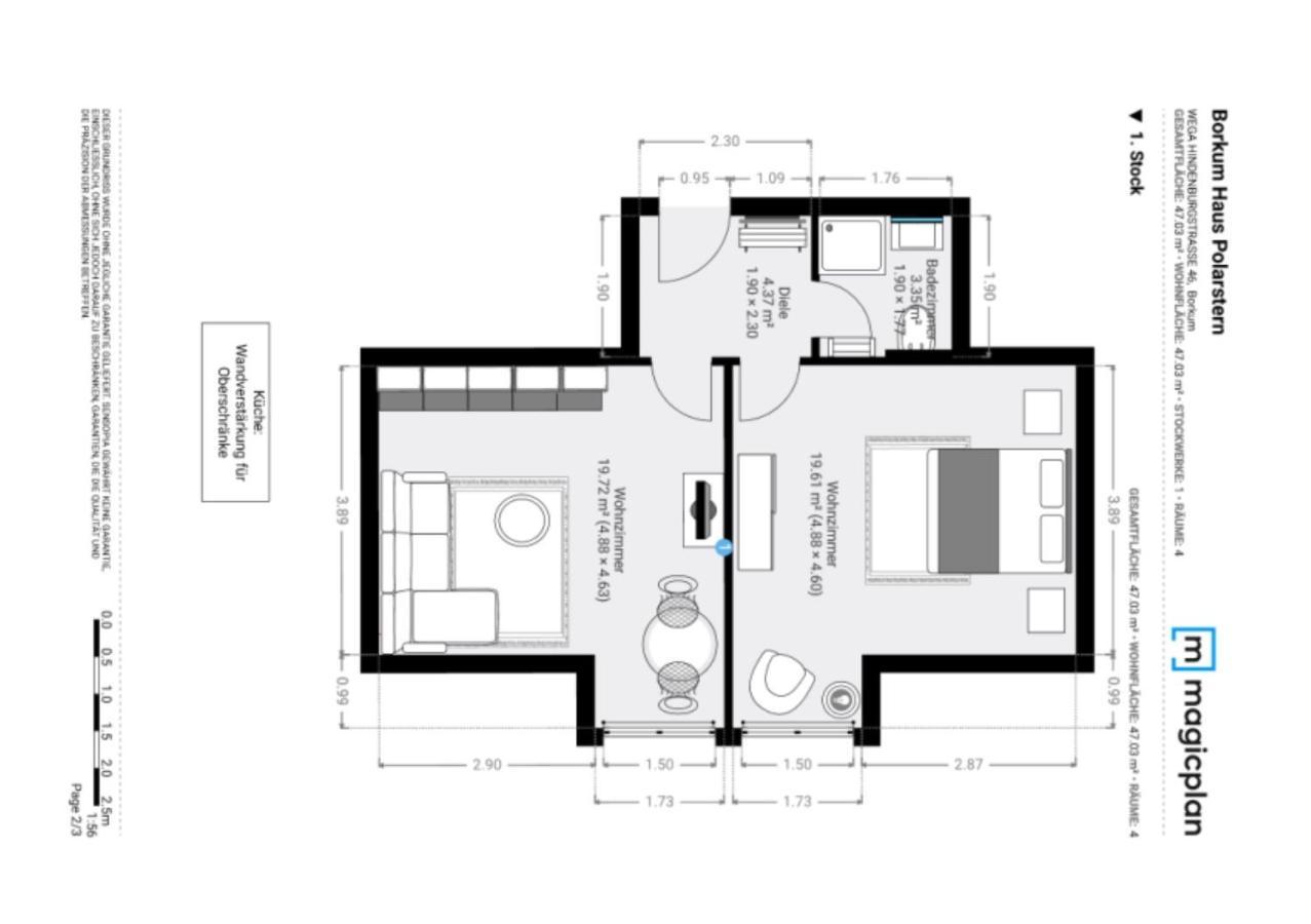 Haus Polarstern Ferienwohnung Wega Borkum Dış mekan fotoğraf